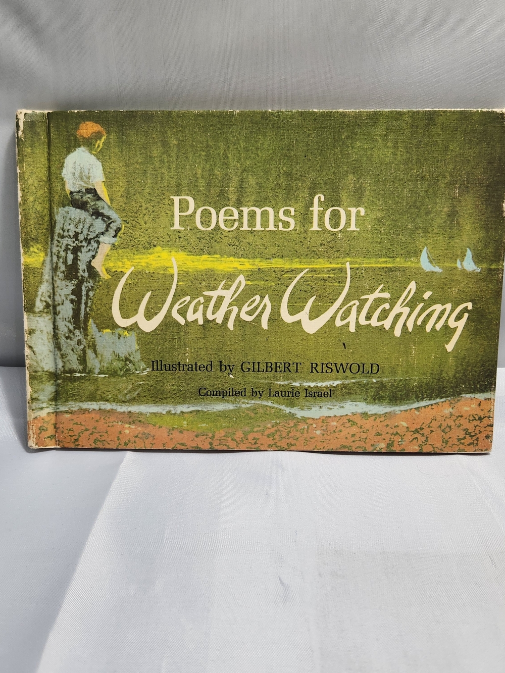 Poems for Weather Watching Hardcover Notebook - Olive Green
